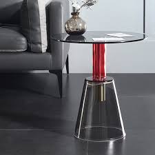 Minimalist Glass Side Table Apollobox