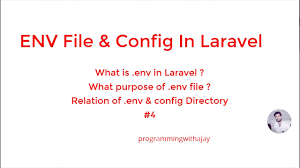 laravel tutorials what is env file