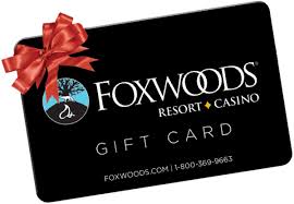 Telephone booking fee may be applied. Purchase A Gift Card V2 At Foxwoods Mashantucket Ct