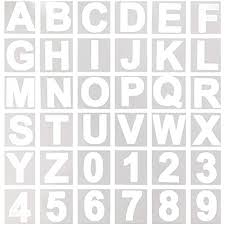 Letters a to z in free printable 3 inch stencil themed styles. Maxure 36 Pcs Alphabet Letter Stencils 3 Inch Reusable Plastic Letter And Number Stencils For Wood Wall Chalkboard Painting Learning Home Craft Decoration Diy School Art Projects Amazon Co Uk Home Kitchen