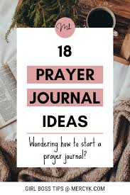 18 thoughtful prayer journal ideas