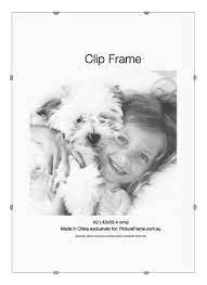A3 Frameless Clip Frame Suits 29 7x42