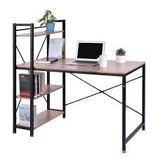 $10.00 coupon applied at checkout save $10.00 with coupon. Computer Desk With Storage Shelves 47 Inch Home Office Desk With Reversible Bookshelf Study Writing Table Corner Desk Tower Desk For Small Space Easy Assemble Oak Walmart Com Walmart Com