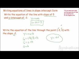 Geometry Section 3 5 Equations Of