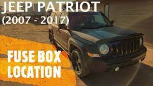 jeep patriot fuse box junction box