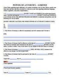 Free Printable Power Of Attorney Forms Pdf Templates