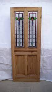 Original 4 Panel Stained Glass Door