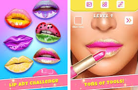 lip art makeup artist games apk
