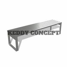 stainless steel bench without backrest