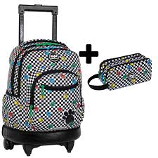 coolpack backpack set with wheels and