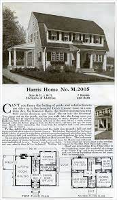 1920 Dutch Colonial House Plan Harris