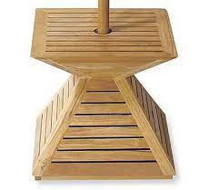 Teak Umbrella Stand Base Cover