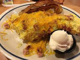 country omelette with sour cream