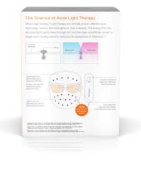 Red Blue Light Therapy Acne Mask