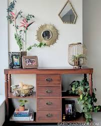 how to style a console table one