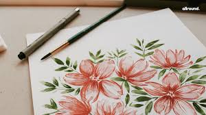 how to draw beautiful flowers step