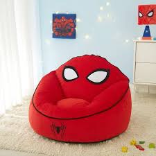 A weighted blanket and cocoon chair provide the sensation of being hugged. Spider Man Bean Bag Chair Target