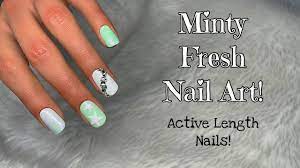 minty fresh nail art ugly duckling