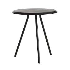 Woud Soround Side Table 45 Cm Black