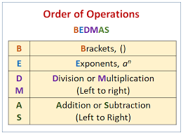 But when does such an instance happen? Order Of Operations Worksheets Bedmas Or Pemdas Worksheet Solution