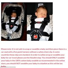 Swaddle Babies In Car Seats