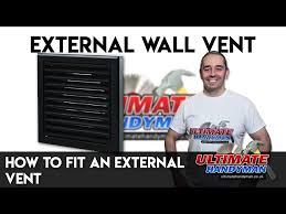 How To Fit An External Vent
