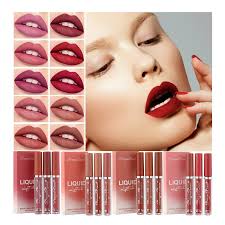 matte liquid lipstick makeup set 3pcs