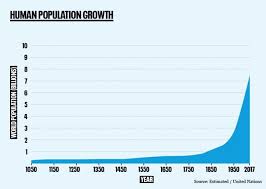 This Chart Shows Human Population Growth Showing How The Pop