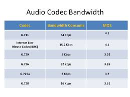 The Role Of Codecs In Voice Transmissions Telerain Inc