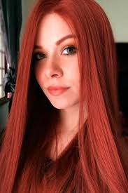 shades of dark red hair