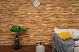 Natural Teak 3d Wall Panels For