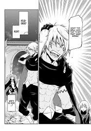 In the main character's final thoughts before. Reincarnated As A Slime Chapter 83 Readkomik