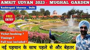 mughal garden delhi 2023 amrit udyan