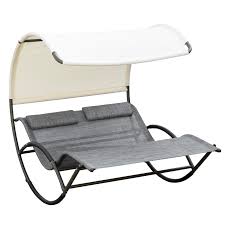 Patio Chaise Sun Lounger Bed