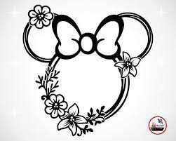 Minnie mouse disney svg cut files. Welcome To Mastersvg This Is A Digital Item For Instant Download No Physical Item Will Be Mailed You C Disney Decals Disney Tattoos Glass Decals