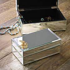 mirrored jewelry box