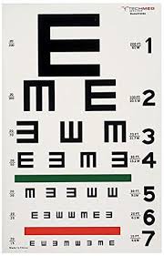 Dukal 3064 Tech Med Illuminated Eye Chart Tumbling E 20