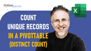 excel pivottable count unique records