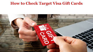 check my target visa gift card balance