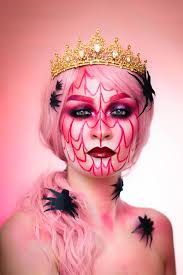 halloween makeup spider queen