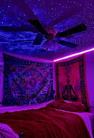 What Movie Are You Watching In This Room Neon Bedroom Dreamy Room Retro Room