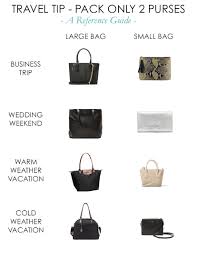 travel tip 2 purses for any trip