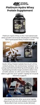 hydrolyzed whey protein isolate powder