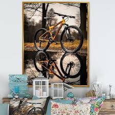 Bicycle Framed Canvas Wall Art