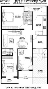 30x50 House Plans East Facing 2bhk