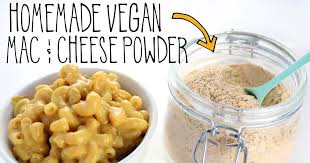 homemade vegan mac cheese powder it