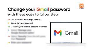 forgot gmail pword how to change or