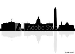 Situated in the trump international hotel washington, d.c., the tower is operated by the national park service. Washington Dc City Skyline Silhouette Vector Illustration Skyline Silhouette City Skyline Silhouette Washington Dc City