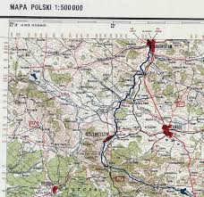 Part Of An Aeronautical Chart At The Scale Of 1 500 000
