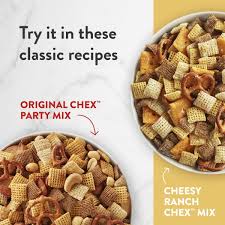 wheat chex breakfast cereal made with